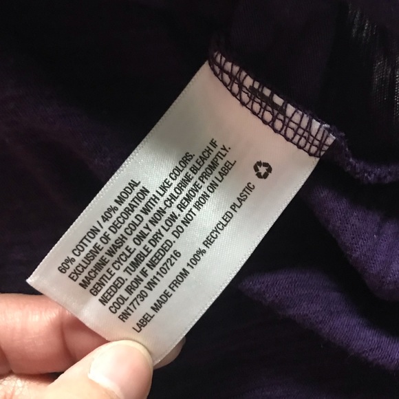 Liz Lange Purple Maternity Tank Top - Picture 3 of 4